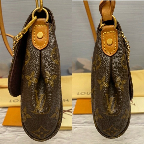 Louis Vuitton Favorite MM Monogram Chain Clutch Crossbody (DU4123) - Picture 6 of 12